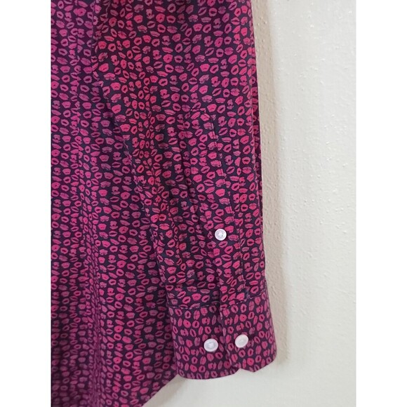 Bonobos Tailored Slim Fit Shirt Mens 15.5 / 33 Button Down Stretch Kisses - Picture 10 of 11